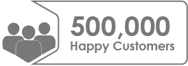 500,000 Happy Customers 500,000 Happy Customers